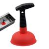 1pcs Bathroom Cup Plunger Plunger Plunger Powerful Slip Proof Handle Efficient Small Drain Plunger for Toilet Bathtub Sink