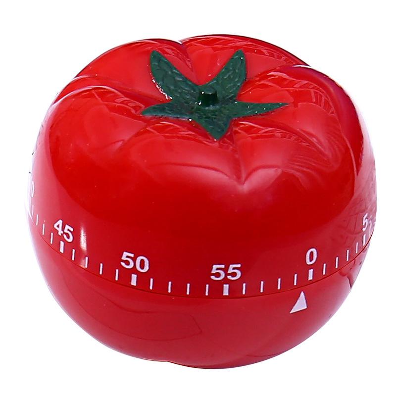 Tomato Kitchen Countdown Timer: Electronic & Mechanical Reminder
