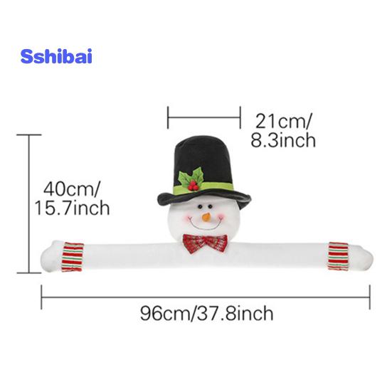 Weihnachtsbaumspitze mit Cartoon-Motiv, langer Arm, Weihnachtsmann, Schneemann, wiederverwendbar, Urlaubsdekoration, Weihnachtsbaumdekoration, Partyzubehör