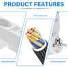 EU Gfci Leakproof Plug Circuit Breaker Personal Safety Protection Plug 16A Is Suitable for Household Equipment Tools Outdoor