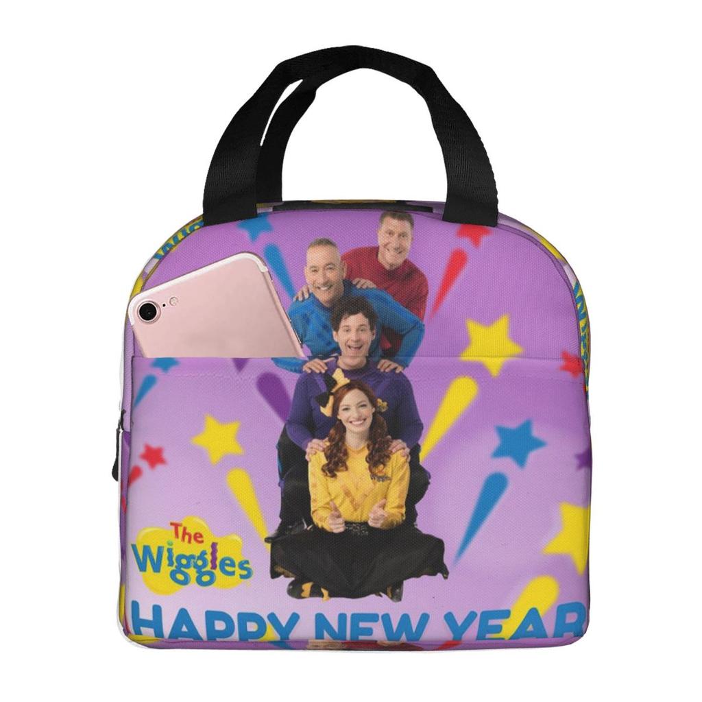 The Wiggles Tv Show Music Band Insulated Lunch Bag for Women Office Cooler Thermal Food Box Tote Portable Lunch Boxes Container