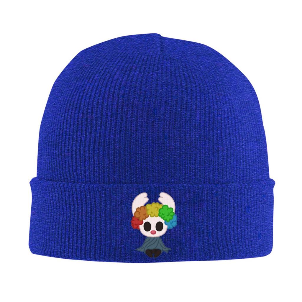 Hollow Knight Silksong Clown Warm Knitted Cap Winter Knit Bonnet Hat Skullies Beanies Hip Hop Caps for Unisex