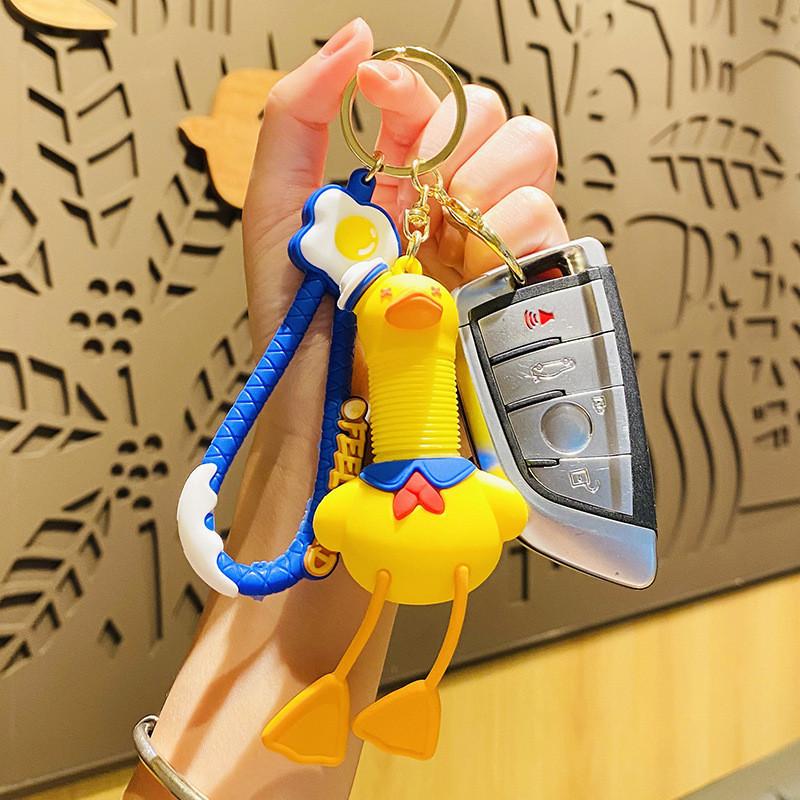 Stretchable Fun Sailor Duck Keychain Perfect For Bags And Keys Car
