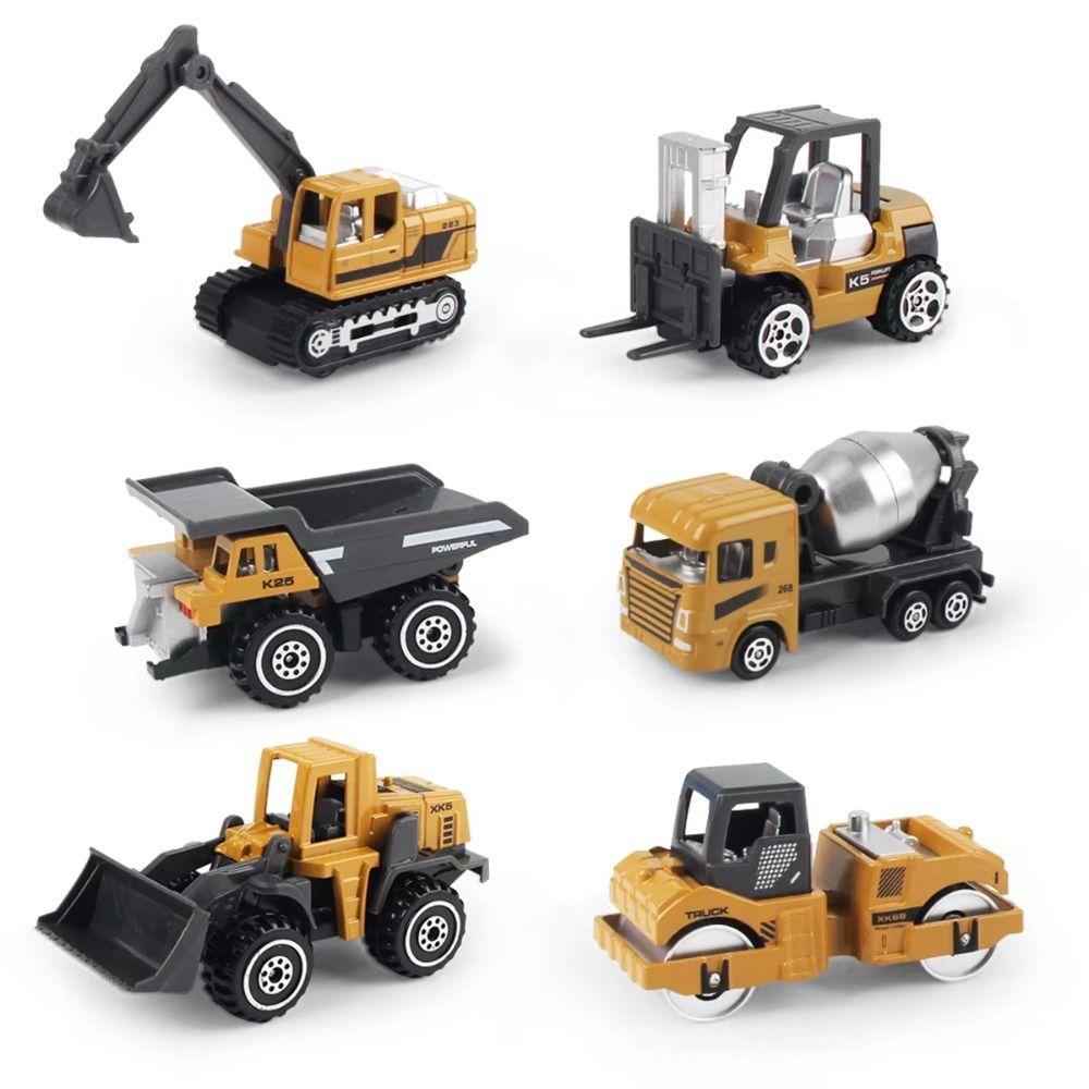 Loader Tractor Engineering Truck Toy Mixer Container Excavator Toys  For Children
