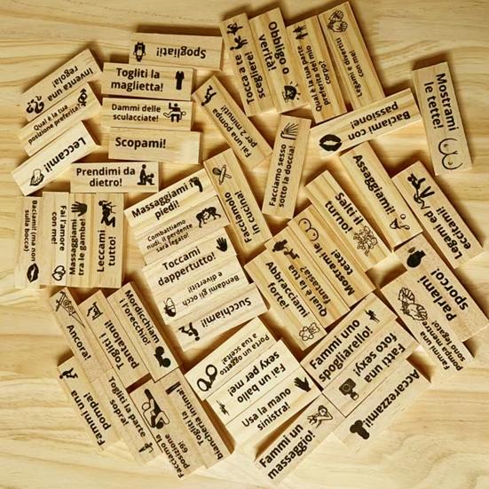 Set Torre di Blocchi per Appuntamenti Sfide per Adulti Set di Blocchi da Costruzione Impilabili Gioco di Impilamento Torre di Blocchi per Serata di Appuntamenti di Coppia