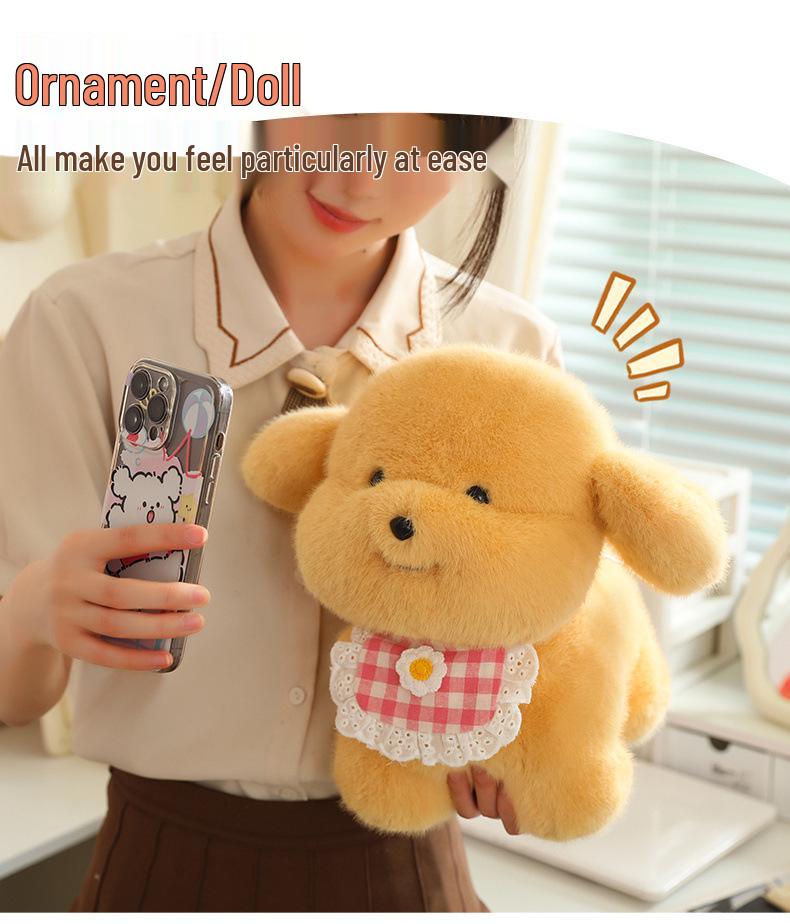 Dundun Puppy Plush Toy: Golden Retriever & Husky Sleep Doll Gift for Girls