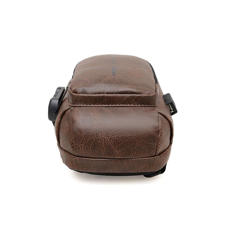 Men's Chest Bag Large Capacity Crossbody Bag Multi-functional Handbag