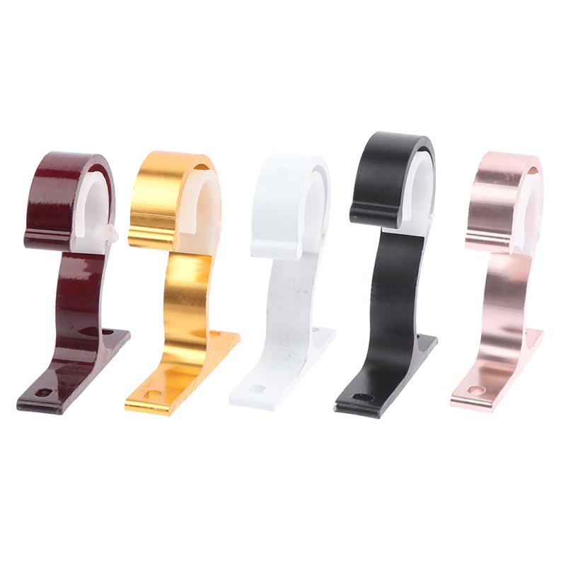 2Pc Home Ceiling Curtain Rod Installation Hook Room Thickening Drapery Bracket