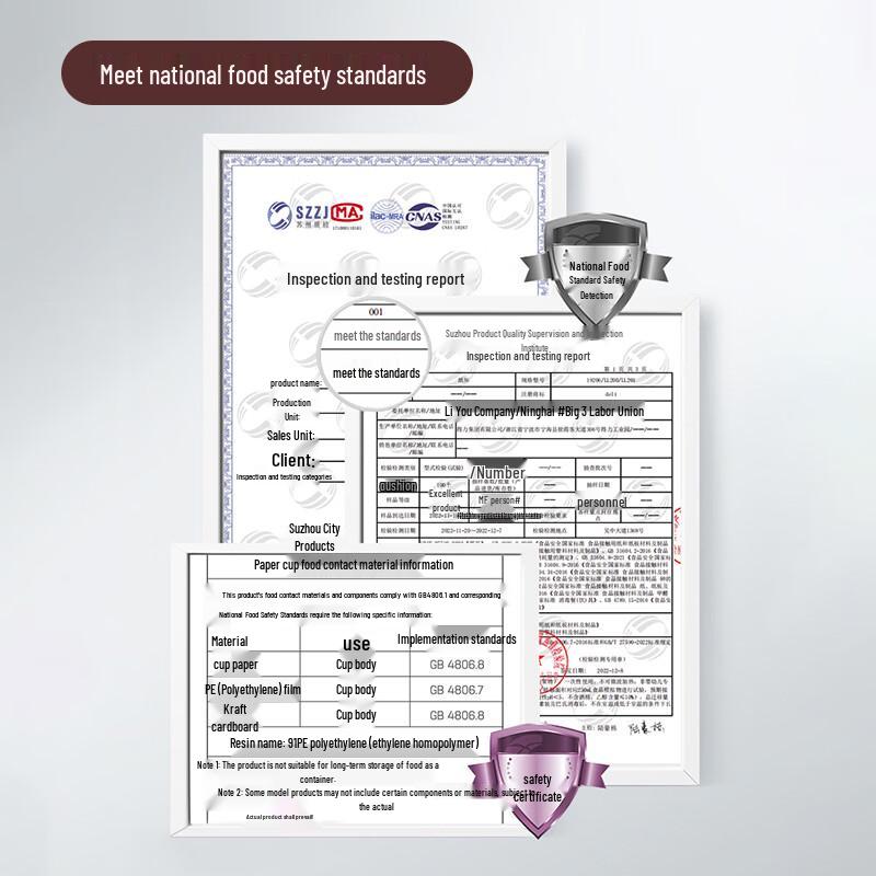 Deli 280ML Disposable Paper Cups