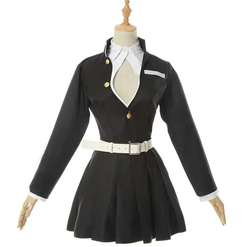 Bambini dospělí Demon Slayer Kimetsu No Yaiba Anime Kimono Kanroji Mitsuri Kostým Cosplay Kisatsutai Donne Sexy vestiti di