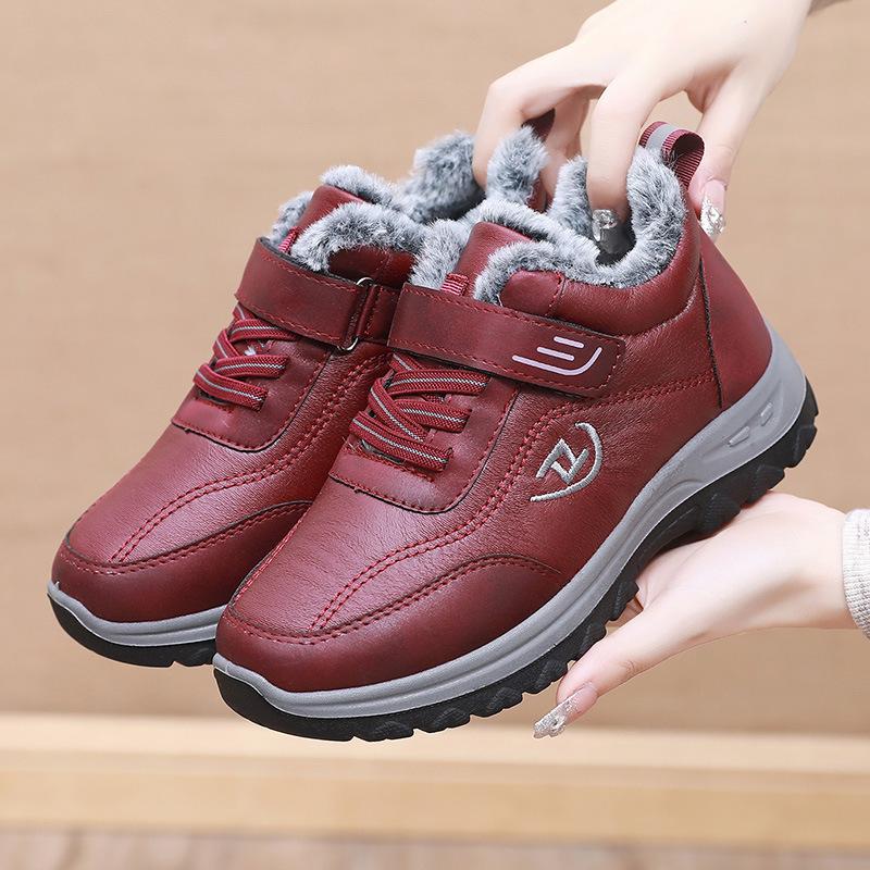 Мужские зимние теплые короткие ботинки на флисовой подкладке — фото 4