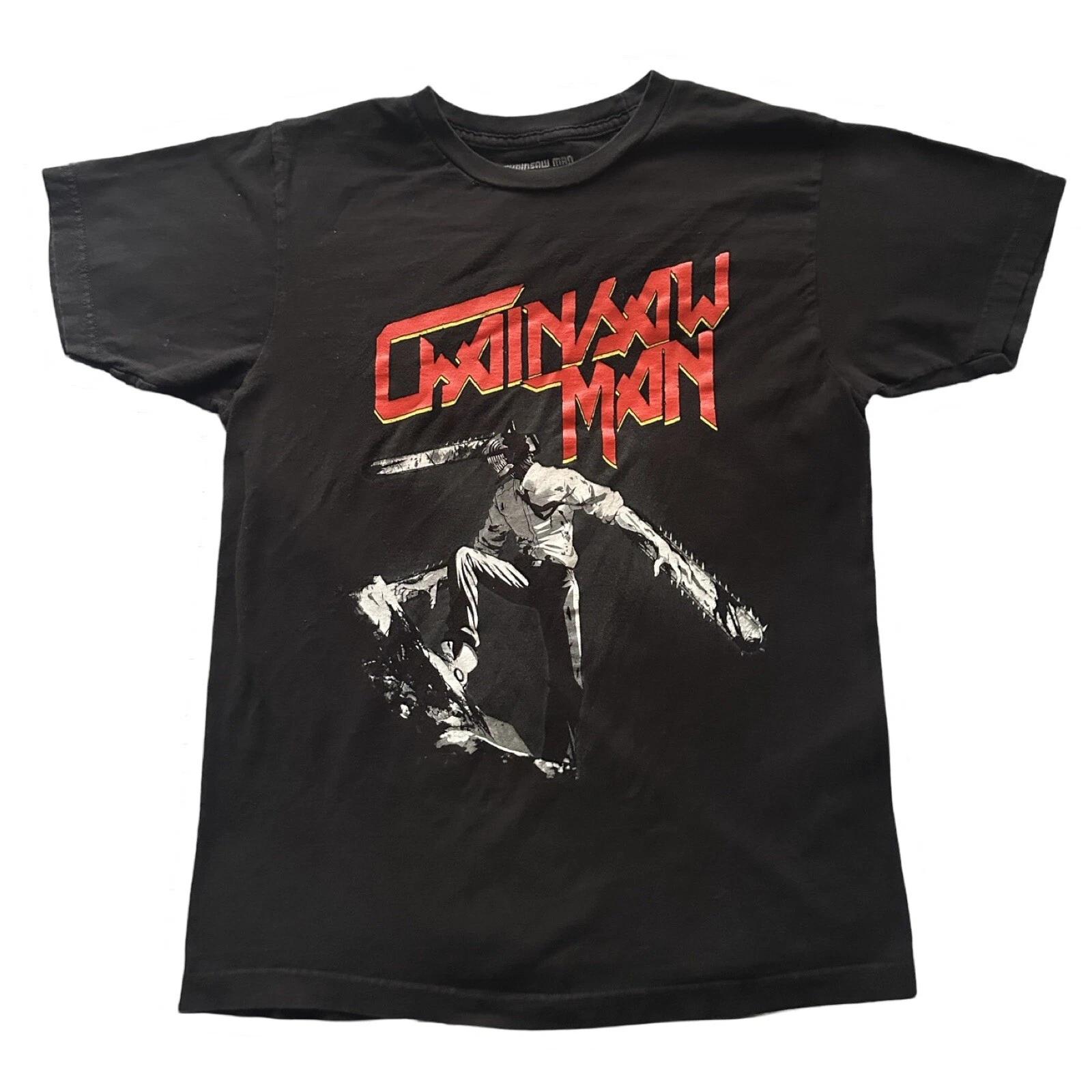 Chainsaw Man Denji Graphic Print Anime Manga T-Shirt Mens Sz M S
