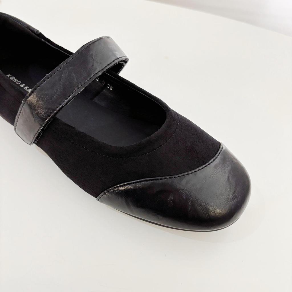 Soft Leather Round Toe Mary Jane Low Heel Shoes - Versatile, Comfortable, Non-Rubbing Women's Footwear for Daily Commute