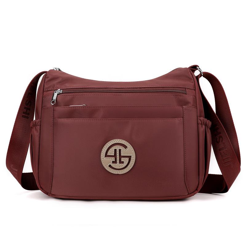 Large Capacity Multi-compartment Dumpling Bag Casual Versatile Shoulder Messenger Large Bag Women's Bag Canvas Bag