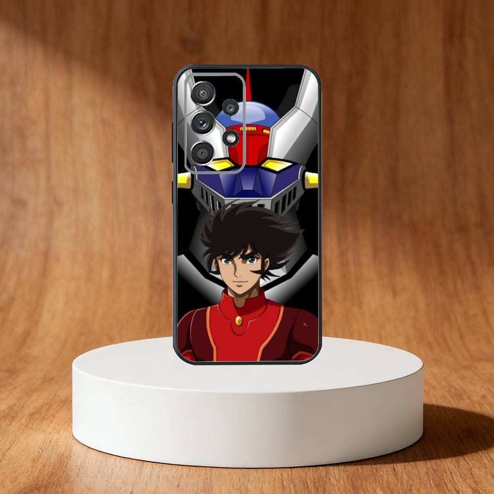 Mazinger Z Robot Phone Case For Samsung S25,S24,S21,S22,S23,S30,Ultra,S20,Plus,Fe,Note,10,9,5G Black Cover