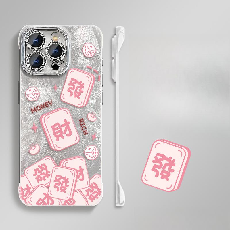 

Подставка для маджонга Fortune Подходит для чехла для мобильного телефона Apple 13PRO Iphone14 Безрамочный из перьевой пряжи 15 Пленка для линз 16 Redmi K40/K40 Pro