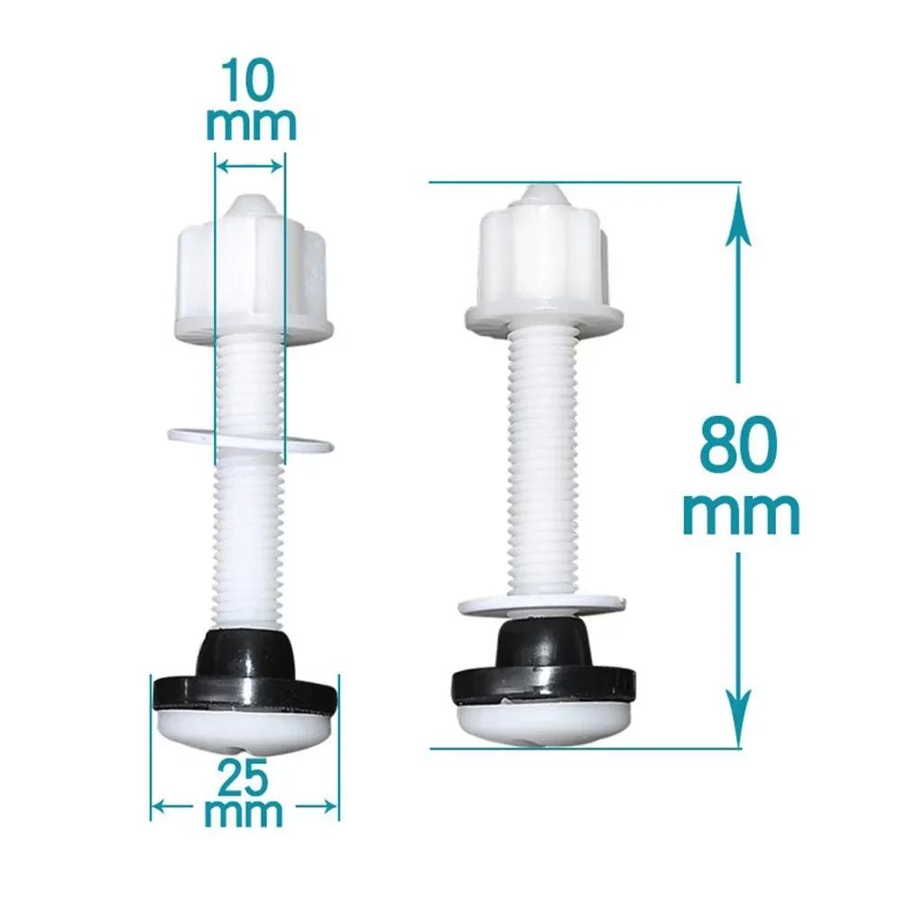 Toilet Bolts Cistern Seal Pan Bathroom Durable Plastic Practical Rubber Toilet Cistern Seal Pan Conical Design