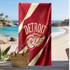 Detroit Red Wings Druck Strandtuch Weich Tragbar Schnell?Trockenes Handtuch für Pool Sommerurlaub Outdoor Sport