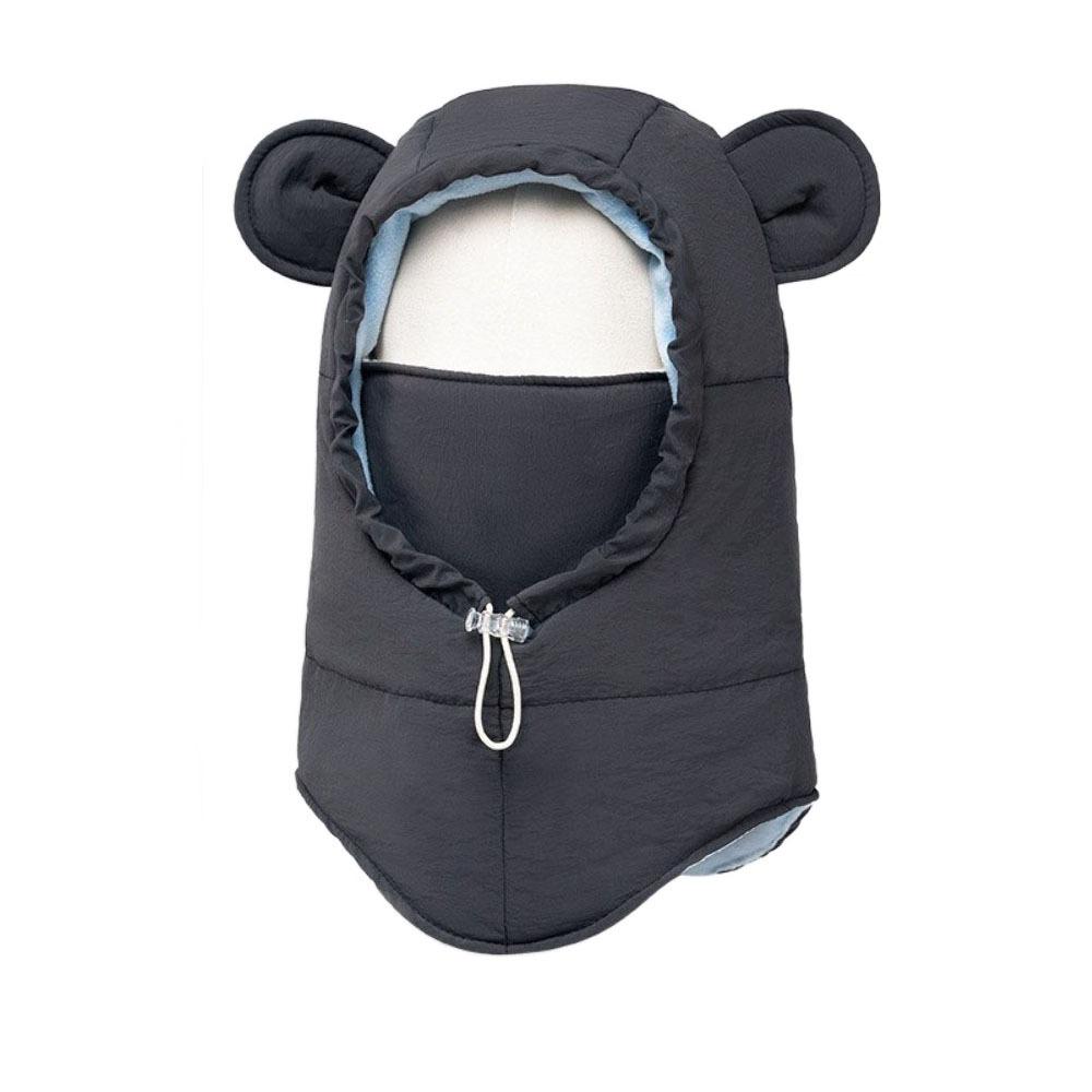 Keep Warm Balaclava Hat Solid Color Ski Mask Hat Simple Winter Ear Protection Cap Sports