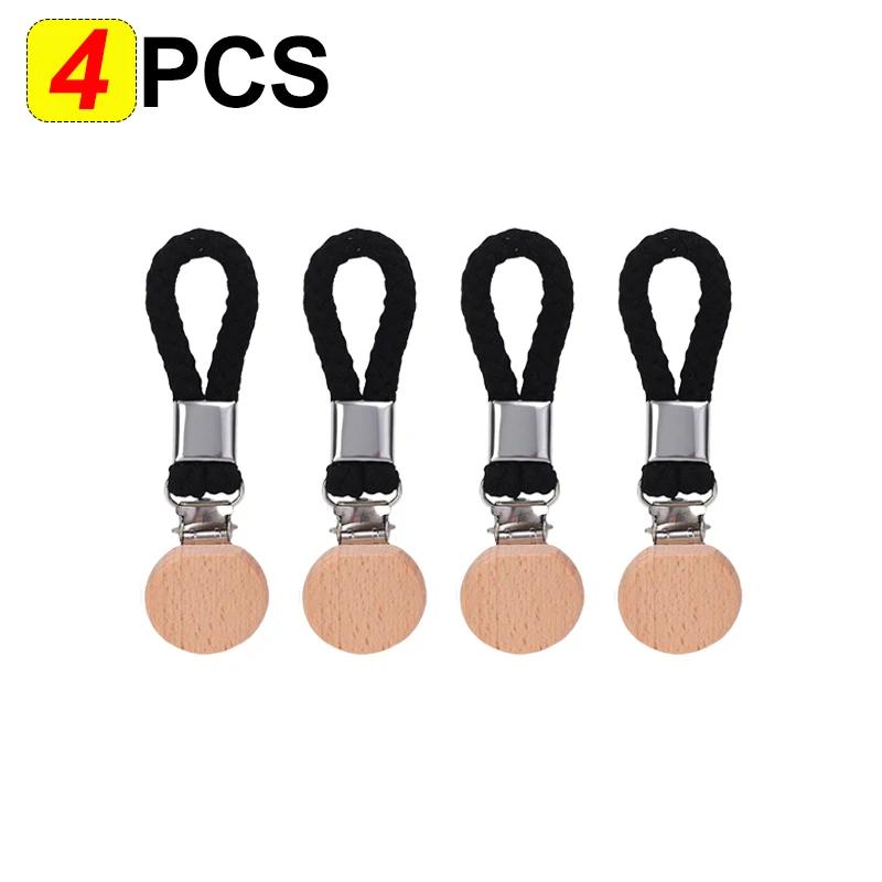 6-1PCS Bathroom Towel Clips With Loops Kitchen Storage Hook Hand Towel Hanger Household Bathroom Kitchen Organizer Hanging Rack