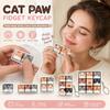 Keyboard Anti-stress Toy Pendant 2/3/4/6/9 Keys Cat Fidget Keychain  Children Adults