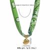 ZN0111 Ocean Wind Niche Design Sense 11K Gold Stainless Steel Pendant High Sense Color Silk Scarf Necklace