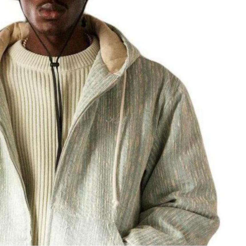 Kith Slub Boucle Sierra Zip Hoodie Glaze Men Tops Green KHM031815-5016