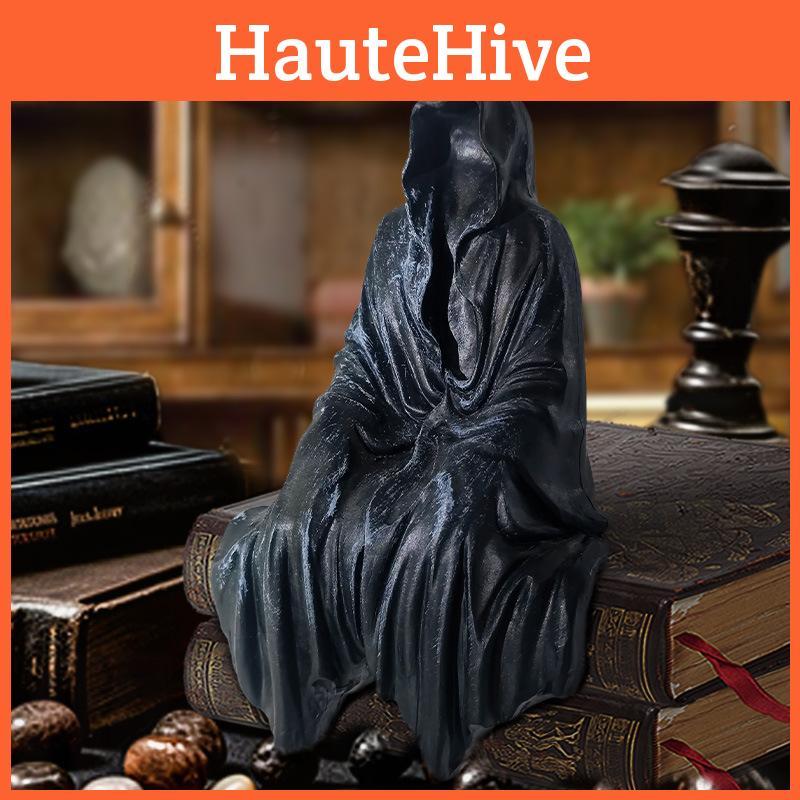 Mysteries Of Lord Black Robed Gothic Tabletop Decoration Artware Pvc Gift Toy