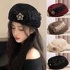 Versatile Beret Hat Hollow-Out Painter Hat Fashion Artist Hat  for Women