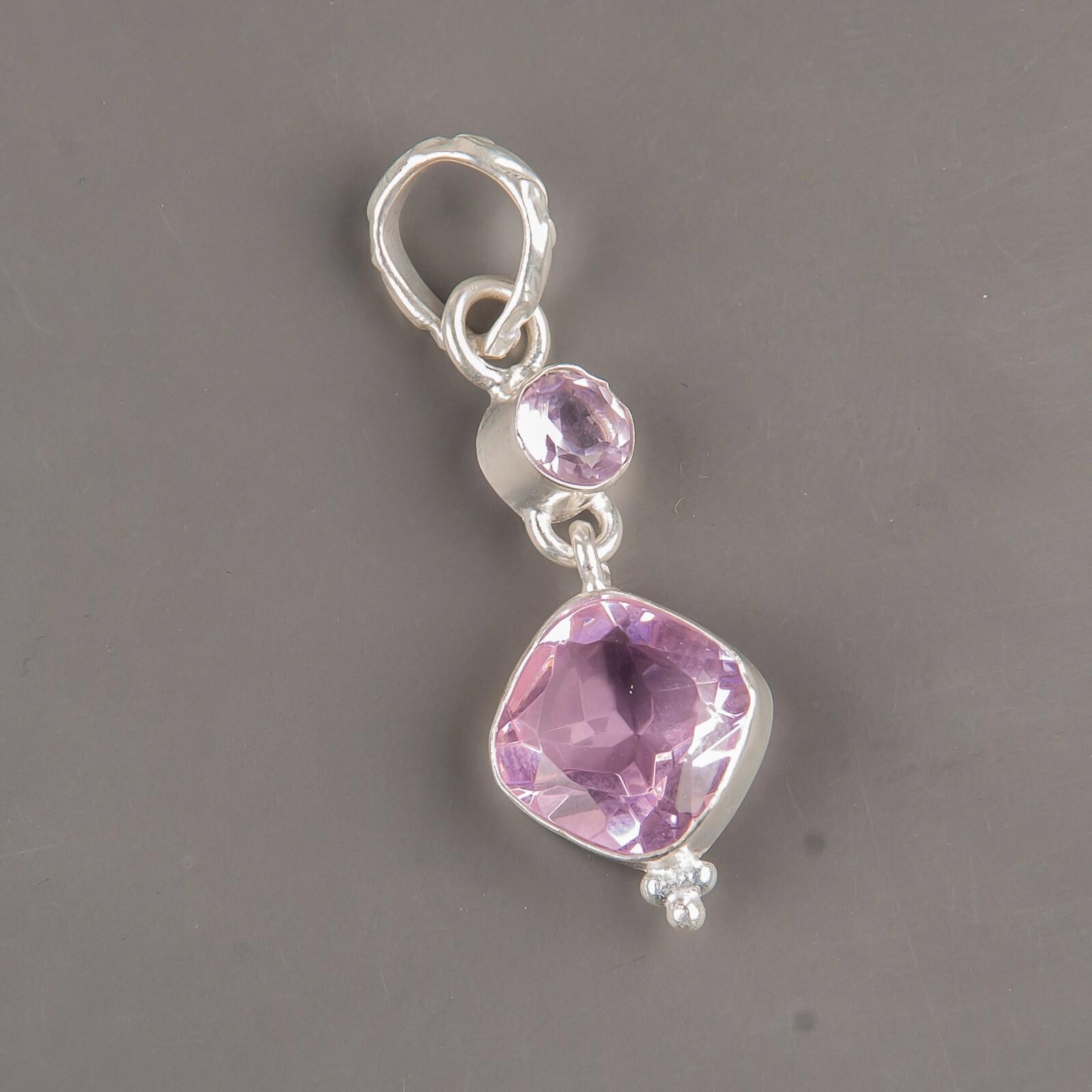 

Морганит Драгоценный камень 925 Стерлинговое серебро Ювелирные изделия Ручная работа Подвеска 1,60 Женский подарок PP-9-12