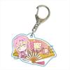 Gyugyutto Folding Fan Keychain Demon Kimetsu No Yaiba Kanroji Mitsuri Slayer