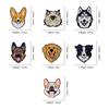 Pack of 7 Portable Alloy Dog Brooches Adornment Provide Long Lasting Color and Appeal for Various Fashion Combinations