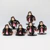 6Styles  Anime Peripheral Qversion  Figurine Kamado Nezuko Cute Style Plaything Figurine Ornament Surprise Present Box