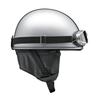 Yamaha Motor Classic Halbmotorradhelm mit Einheitsgröße Silber Co., Ltd. (Yamaha) Y-555 Schutzbrille, (57-560cm), & Stripe, Q7C-MRK-Y05-F29