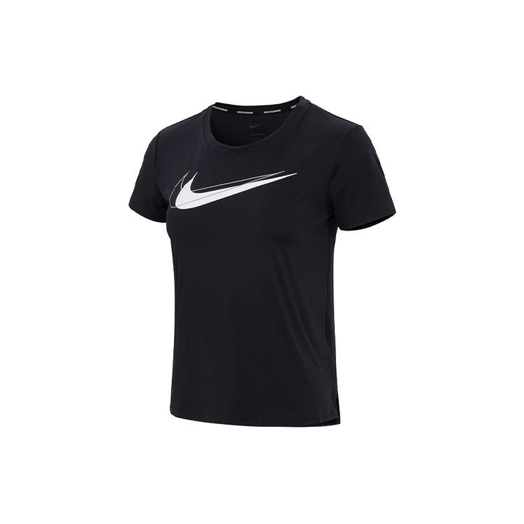 (WMNS) Nike AS W NK DF SWSH Run Top SS Black Women s DD4899-010 S