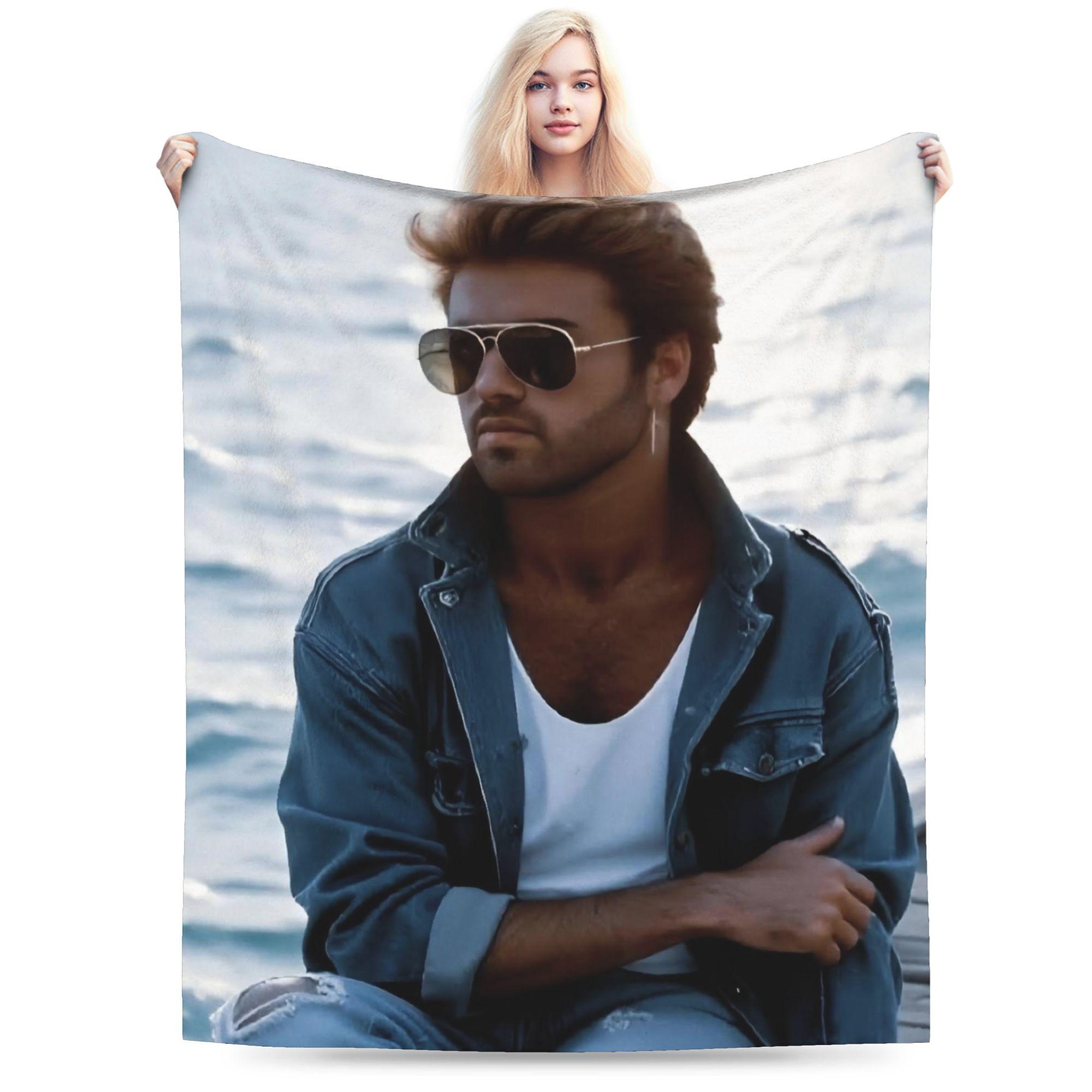 

Плед George Michael Качественный Супер Теплый Плед Весенний Студенты Диван Кровать Модный Покрывало 75x90cm