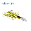 Anti-Snag Composite Spinnerbait with Whiskers, 10g/14g Water Deflector Lure