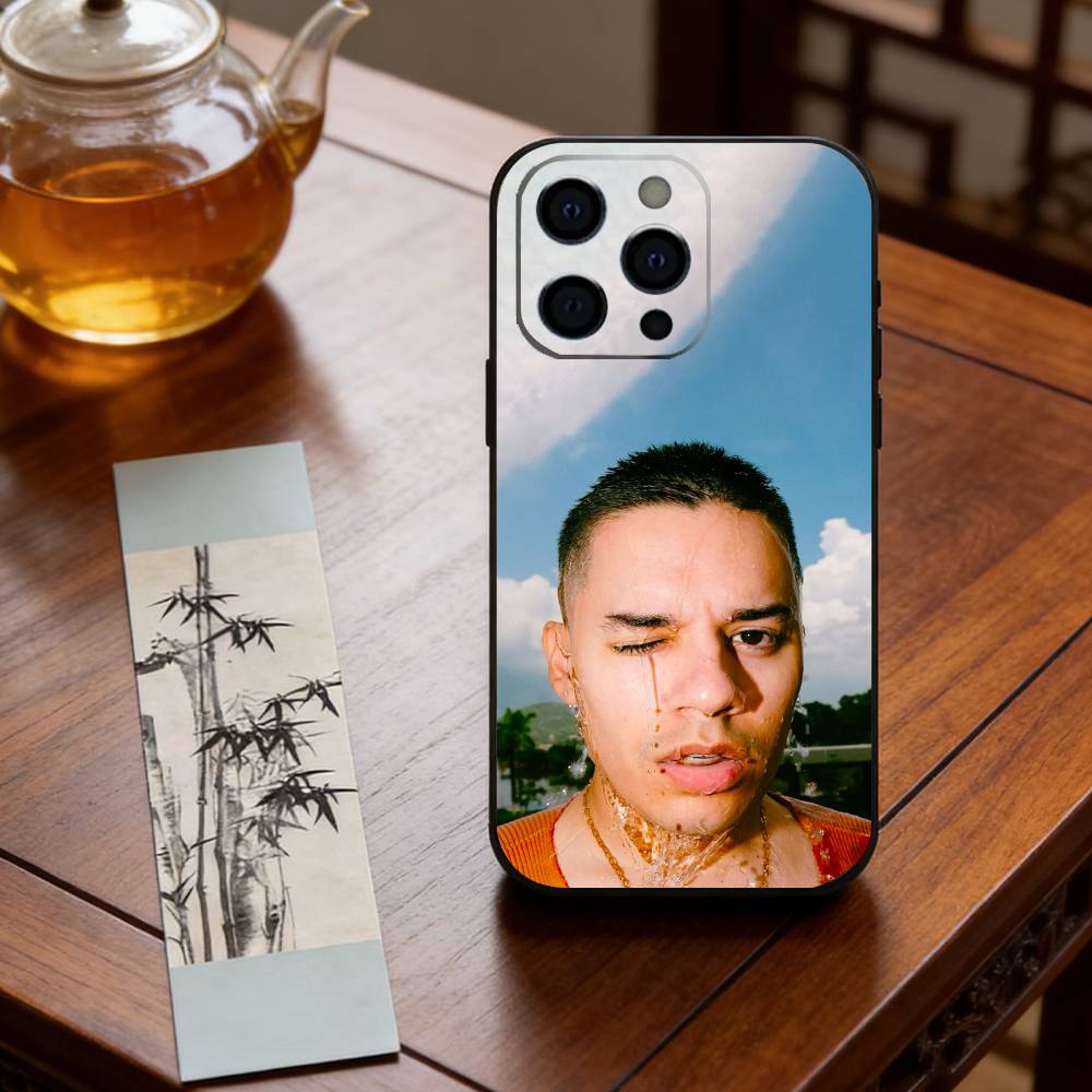 Rapper Nsqk Phone Case For iPhone 17,16,15,14,13,12,11 Plus,Pro Max,XS,Soft Silicone Black Cover