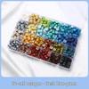 Sunflower Sealing Wax Granules In Transparent Box - Grid-Style Set with 10/15/24 Colors for Stamps