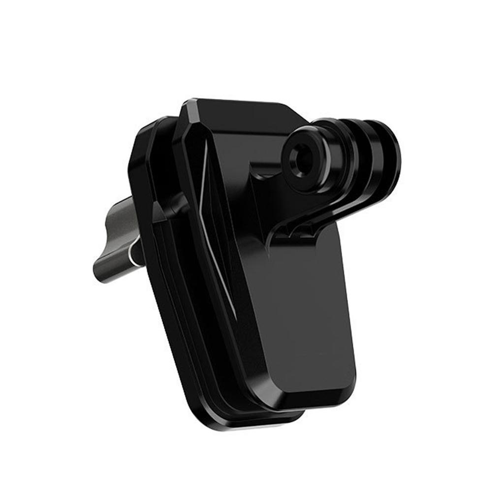 Motorcycle Windshield Clip for Action 4/Action 5/Pocket 3 Camera Clamp Aluminum Silicone Cushion Motorcycle Windshield