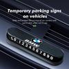 Suede Temporary Car Parking Phone Number Card Plate Park Stop For BMW M 1 3 4 5 6 7 Series M3 M6 F01 F02E34 E36 E70 F10 X6 X1 Mkcp79