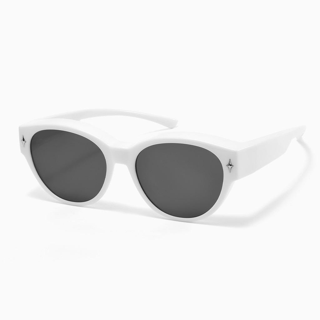 Stylish Cat-Shaped Sunglasses Can with Myopia Glasses Option UV Protection for Men and Women Driving Sunglasses