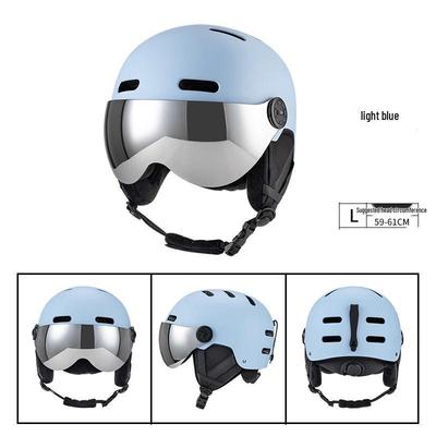 Mussels Integrated Ski Helmet with Goggles