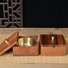 Solid Wood Walnut Ashtray Office with Cover Anti-fly Ash Chinese Light Luxury Gifts Father's Day Gifts Household
