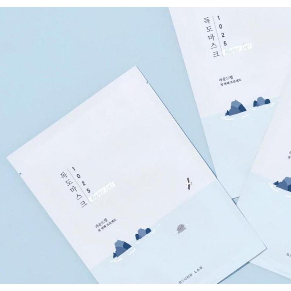 ROUND LAB 1025 Dokdo Feuchtigkeitsspendende Wasser-Gel-Maske 30ml, 10 Stück