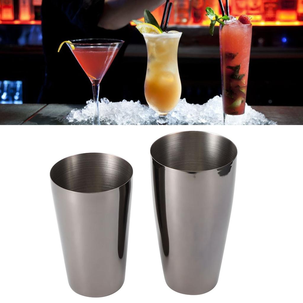 Cocktail Shaker Set 304 Stainless Steel Wine Drink Mixer Party Bar Bartender AccessoryBlack