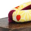 KYOETSU Geta Burnt Paulownia Wood with Japanese Patterned for Girls Kids' Sandals, Straps, (19.5cm, G13)