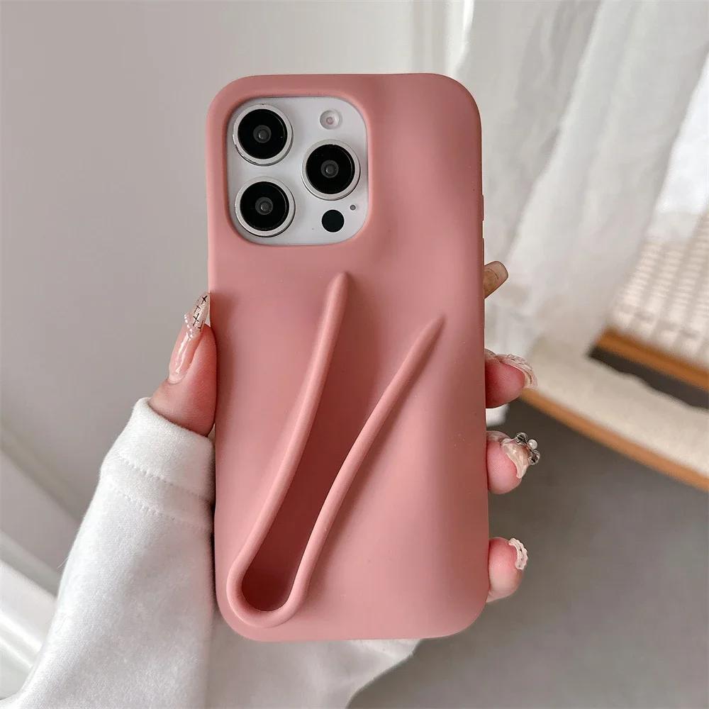 

New 2025 Hottest DIY Lipstick Holder Soft Phone Case for IPhone 17 16 15 14 13 12 Pro Max 17Air Liquid Soft Silicone Protect Cover For iPhone 17 Air
