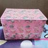 Cartoon Fabric Storage Organizer With Hello Kitty Kuromi Print Design For Living Room And Dorm Use