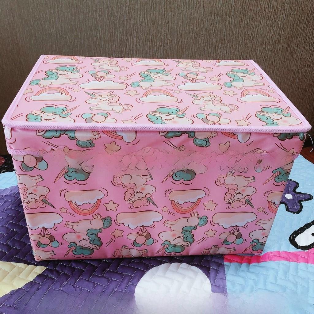 Cartoon Fabric Storage Organizer With Hello Kitty Kuromi Print Design For Living Room And Dorm Use